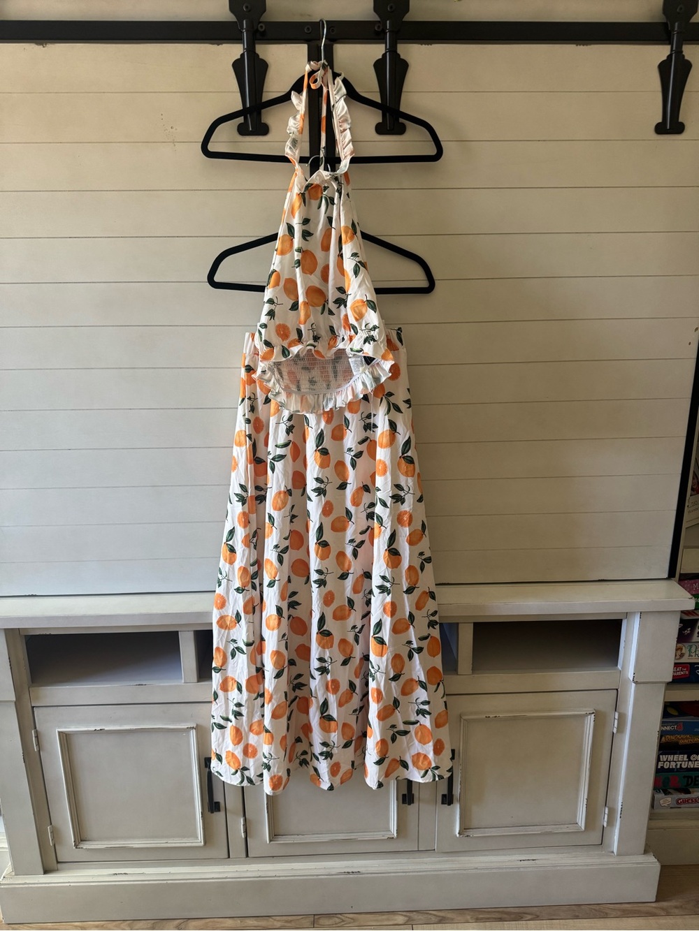 SHEIN White Halter top and skirt set